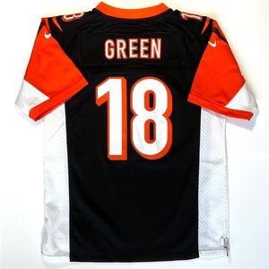 Nike On Field Cincinnati Bengals AJ Green Black NFL Jersey Size Youth Large